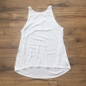 White Old Navy high neck tank top
